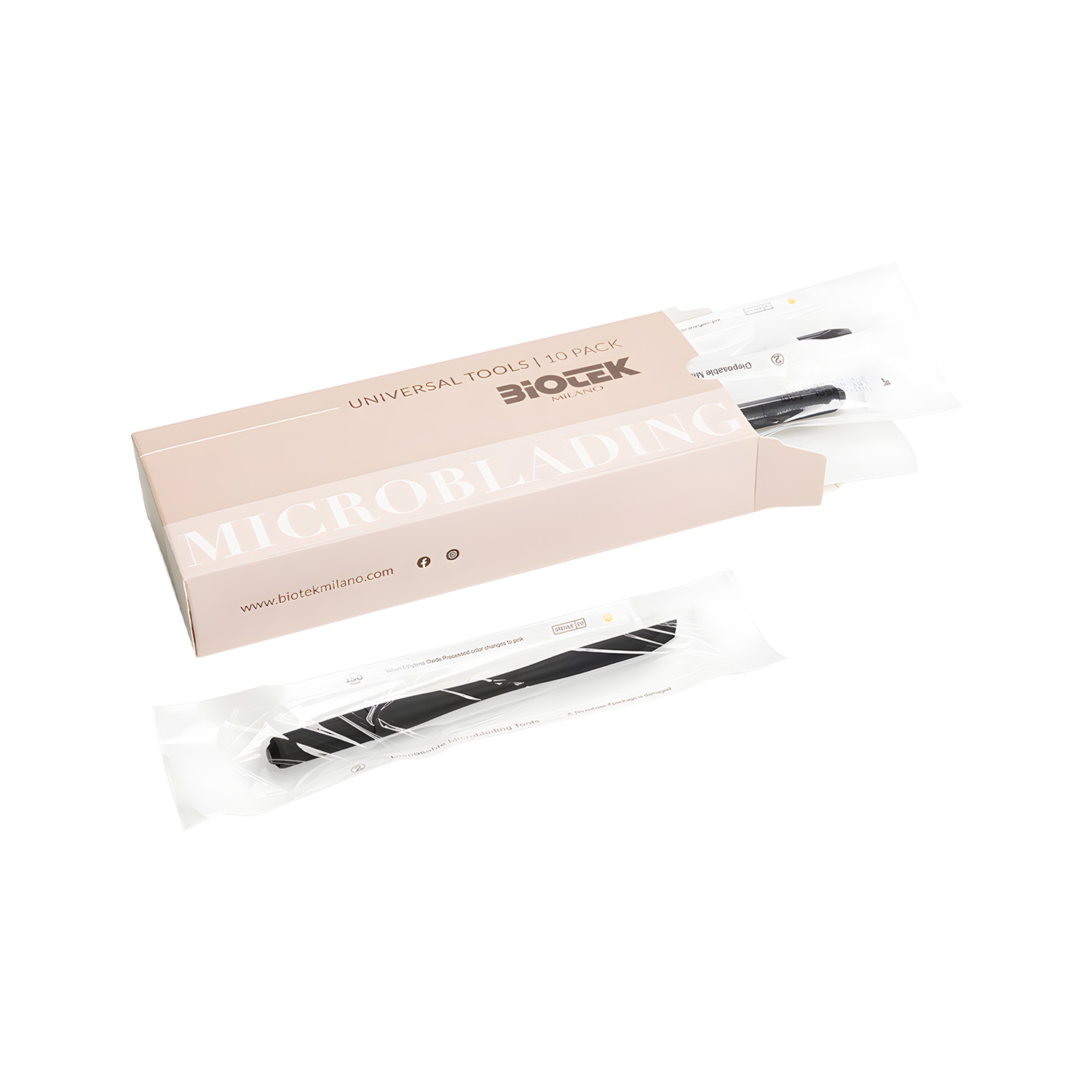 Boîte de 10 instruments universels jetables Biotek Microblading ...