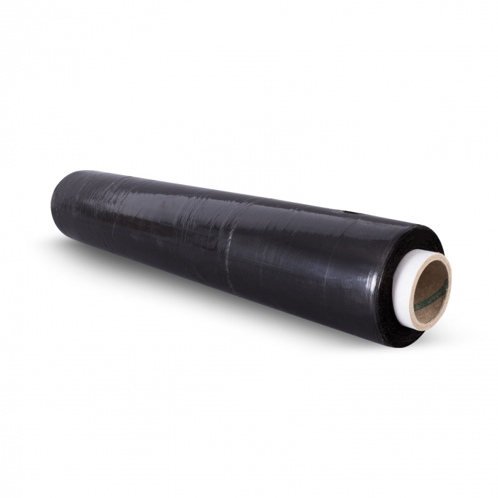 Film rétractable noir pour palette (400mm x 200m)