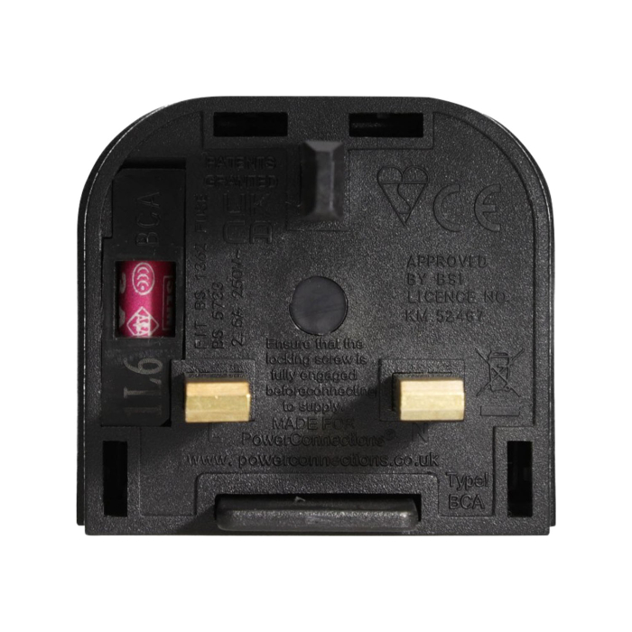 Prise de conversion BCA − EU (2 broches) vers UK 3A