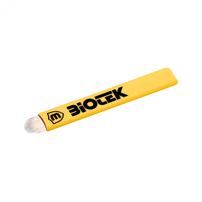 Boîte de 25 lames de microblading Biotek 0.15mm - Flexy 18U
