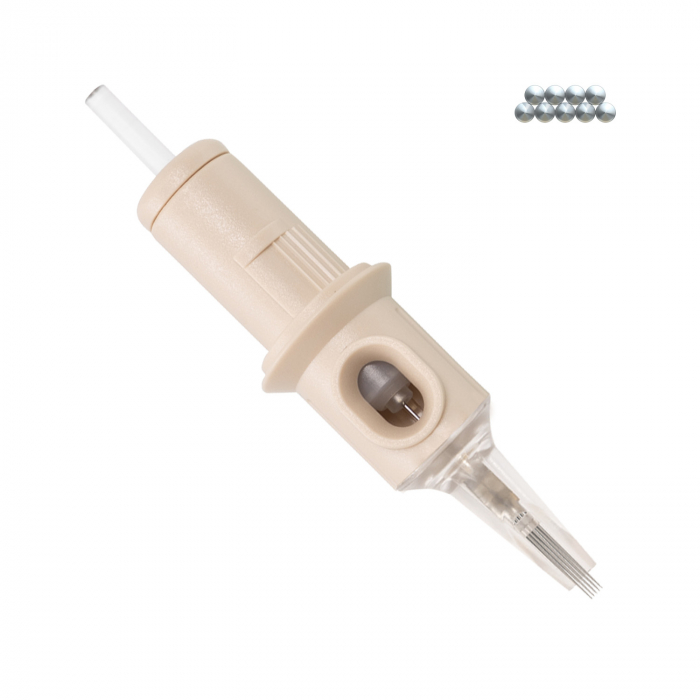 Boîte de 20 cartouches PMU universelles Biotek 0.35mm Medium Taper - Soft Magnum - Taille d'aiguille 9