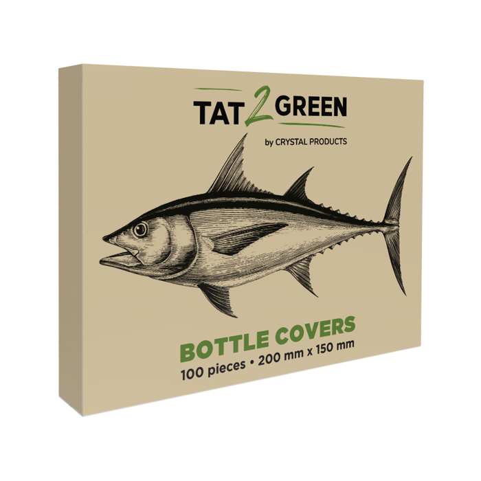 Boîte de 100 Tat2Green - Gaines de protections pour Bouteilles Noirs