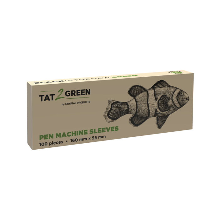 Boîte de 100 Tat2Green - Gaines de protections pour Machines Pen Noirs