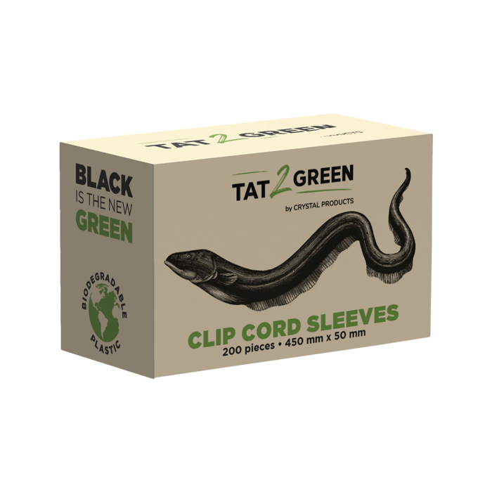 Boîte de 200 Tat2Green - Gaines de protection pour Clip Cord Pré-Découpés Noirs