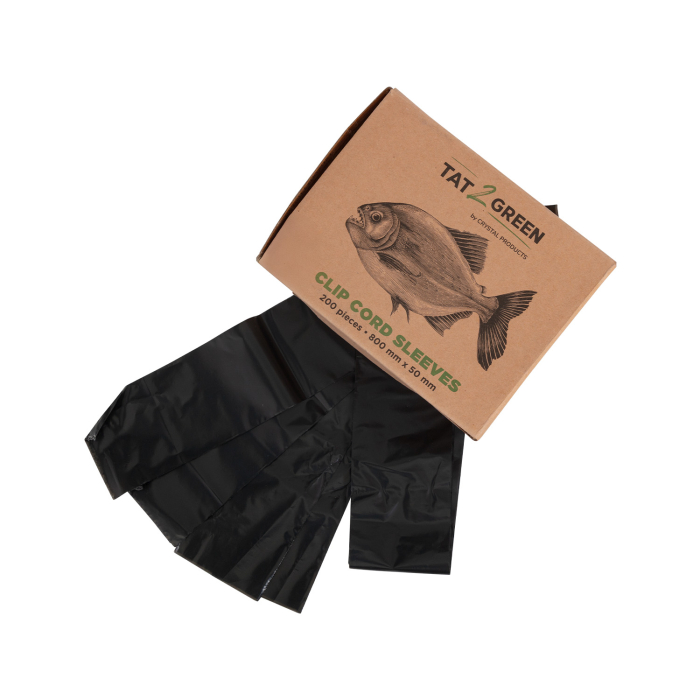 Boîte de 200 Tat2Green - Gaines de protection pour Clip Cord Pré-Découpés Noirs
