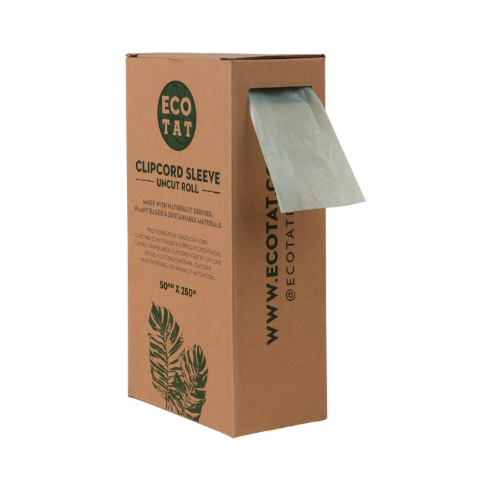 Gaine de protection pour câble Clip Cord ECOTAT - Rouleau de 250 m - 50 mm