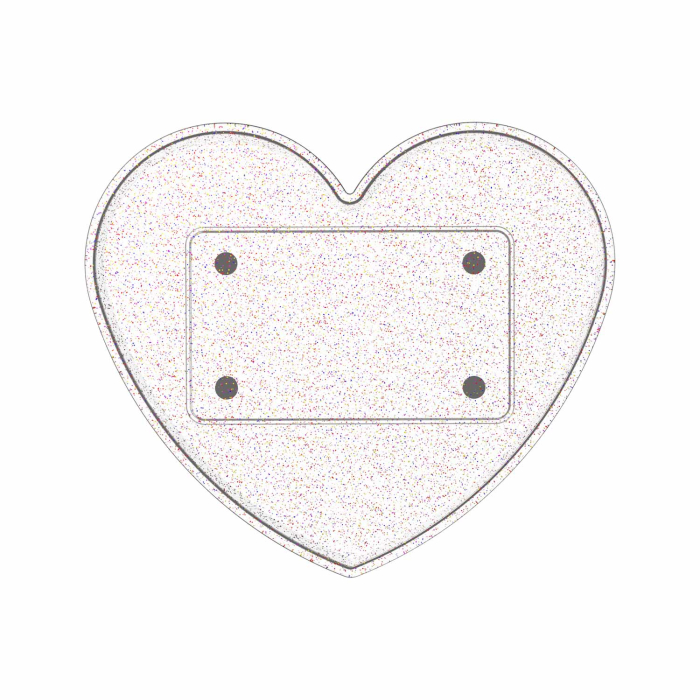 Plateau Ghost Heart pailleté (plateau uniquement)