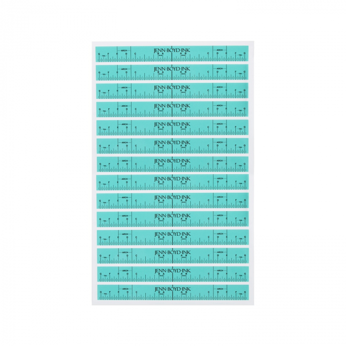 Pack de 2 Planches Jenn Boyd Ink - Règles à sourcils (28 règles à sourcils)