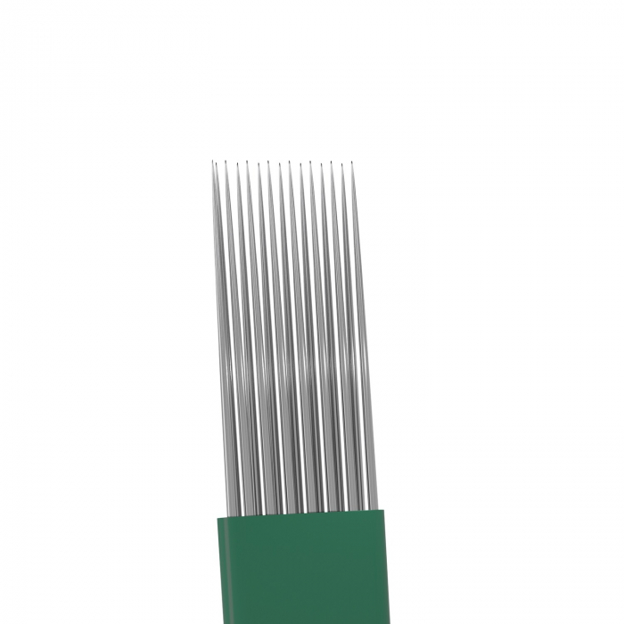 Boîte de 50 aiguilles Microblades Killer Beauty 0,25 mm - 15 Double Flat