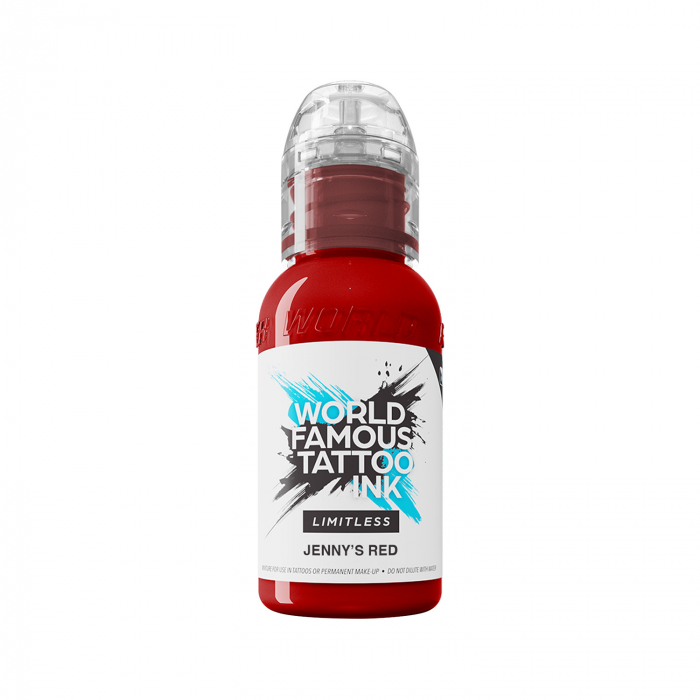World Famous Limitless Tattoo Ink - Jenny's Red 30 ml