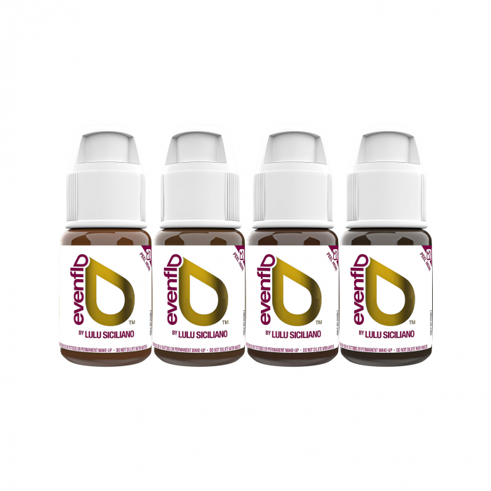 Encre Encre Perma Blend Luxe Evenflo PMU - Blonde 2 Brunette Set 4x15ml