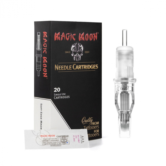 Boite de 20 Cartouches Magic Moon 0,30MM Long Taper - Magnum Soft Edge/Arrondi