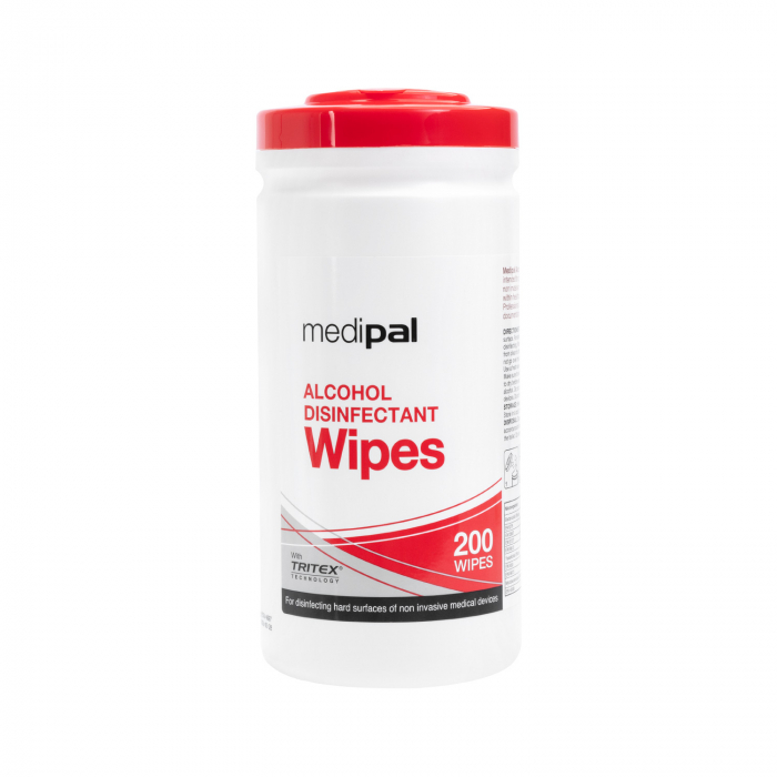 Lot de 200 Lingettes Désinfectantes Alcoolisées