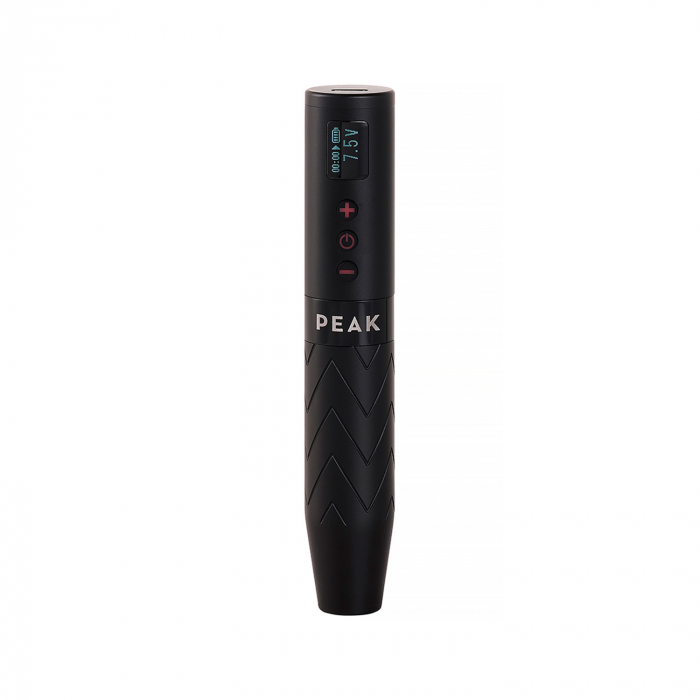 Peak Astra - Machine PMU à stylo sans fil avec frappe réglable - Raven