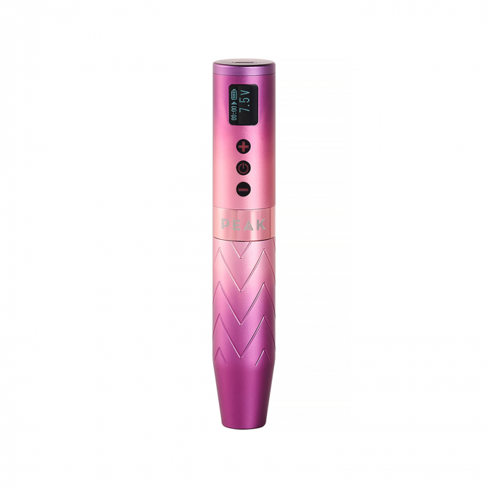 Peak Astra - Machine PMU à stylo sans fil avec frappe réglable - Rose Quartz