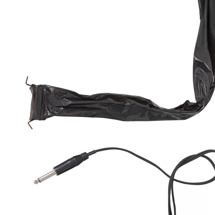 Tat2Green - Rouleau de Gaines de Protection pour Clip Cord Noirs Non Découpé - 250m x 50mm