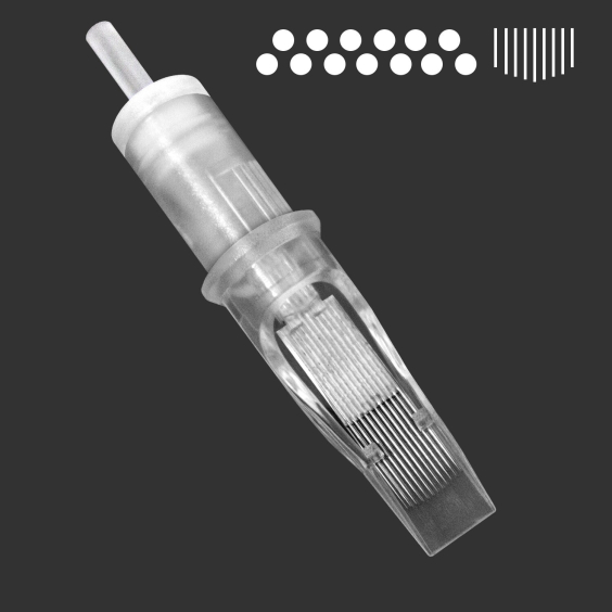 Boite de 20 Cartouches Magic Moon 0,25MM Long Taper - Magnum Soft Edge/Arrondi