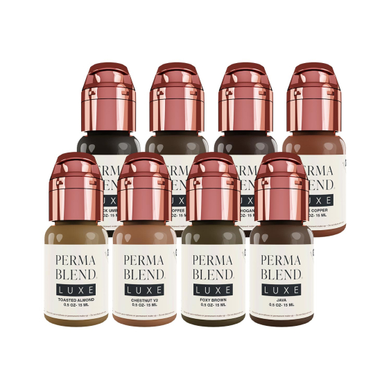 Encre Perma Blend Luxe PMU - Brow-Chicka Wow Wow Set - 8x15ml