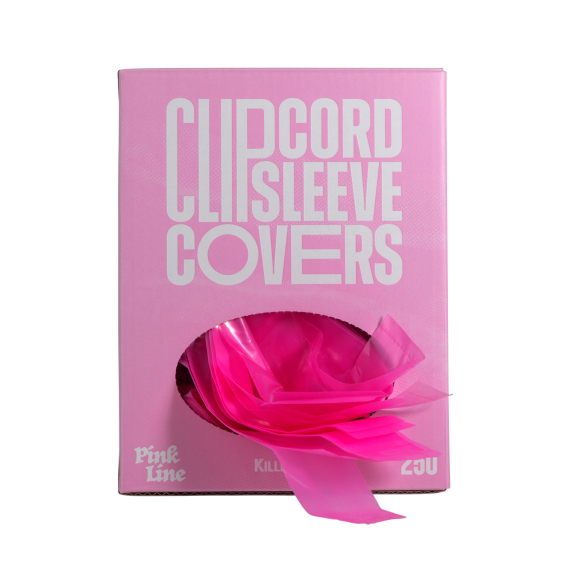 Boîte de 250 gaines de protection Killer Ink Pink Line pour Clip Cord
