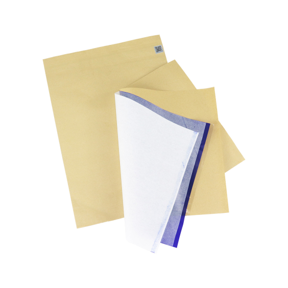 Boîte de 100 feuilles de papier pochoir pour copieur d'image thermique Saferly A3 (297 x 420mm)