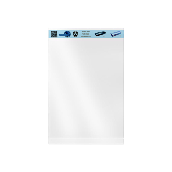 Support plastique pour impression thermique standard A4 Milky White 230x350mm