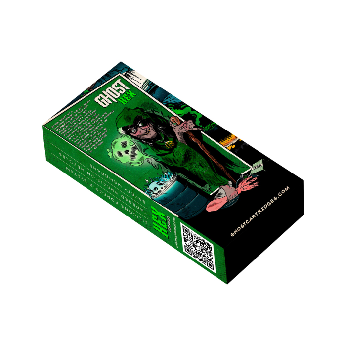 Box of 20 Ghost HEX Needle Cartridges Tight Liners - Long Taper