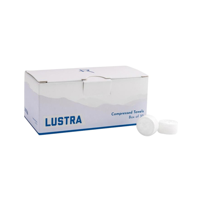 Recovery Serviettes Compressées Lustra - Boîte de 32