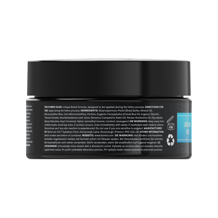 BIOTAT Glide pour tatouage anesthésiant Zen Hybride
