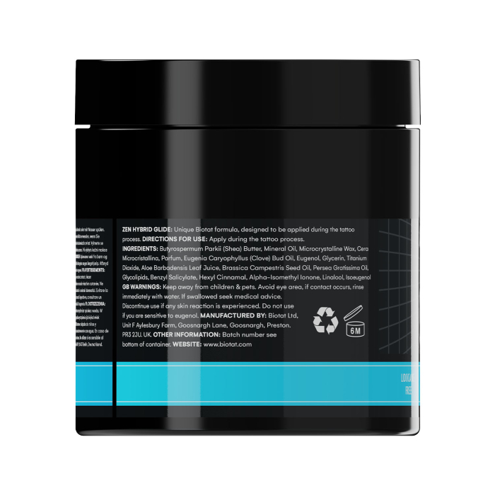 BIOTAT Glide pour tatouage anesthésiant Zen Hybride