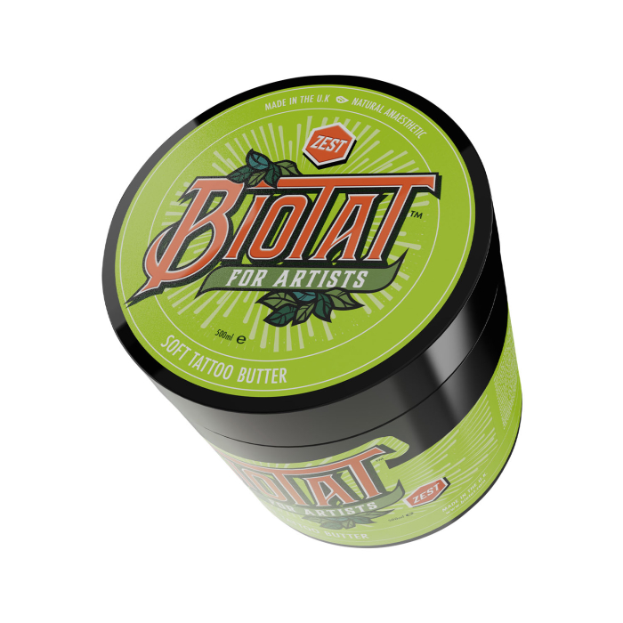 BIOTAT Beurre doux Zest pour tatouage 500 ml