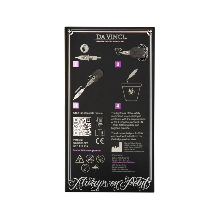 Boîte de 20 cartouches DaVinci V2 - Freddy Negrete