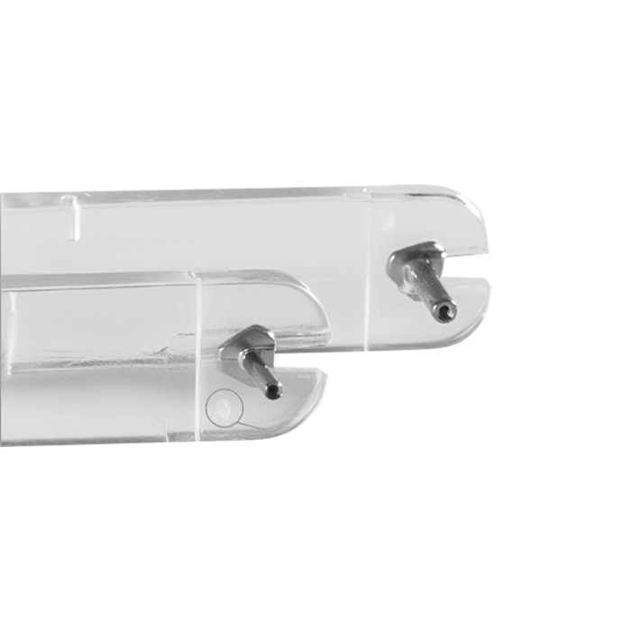 Boîte de 100 pinces de perçage triangulaires ouvertes stériles jetables Snaptile