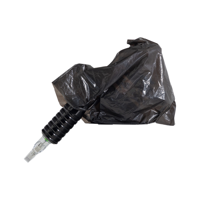 Boîte de 100 Tat2Green - Sacs de protection pour Machines Noirs - 130mm x 130mm