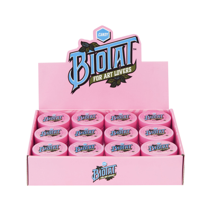 Box of 12 BIOTAT Tattoo Candy Soft Butter 50ml Studio Display