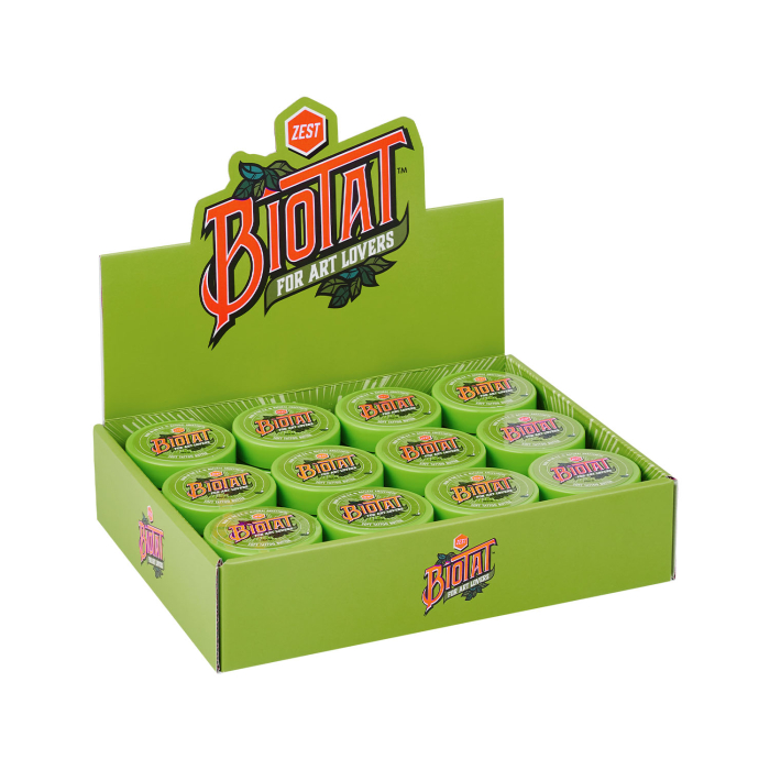 Box of 12 BIOTAT Tattoo Zest Soft Butter 50ml Studio Display