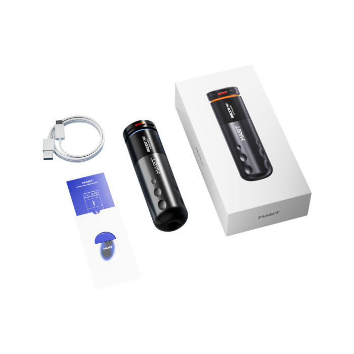 Dragonhawk Mast Racer Pro Pende Tatouage Sans Fil - Noir - Frappe de 4,2 mm