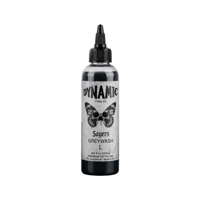 Dynamic Tattoo Ink - Platinum - Ensemble Sayers Greywash 5 x 120 ml