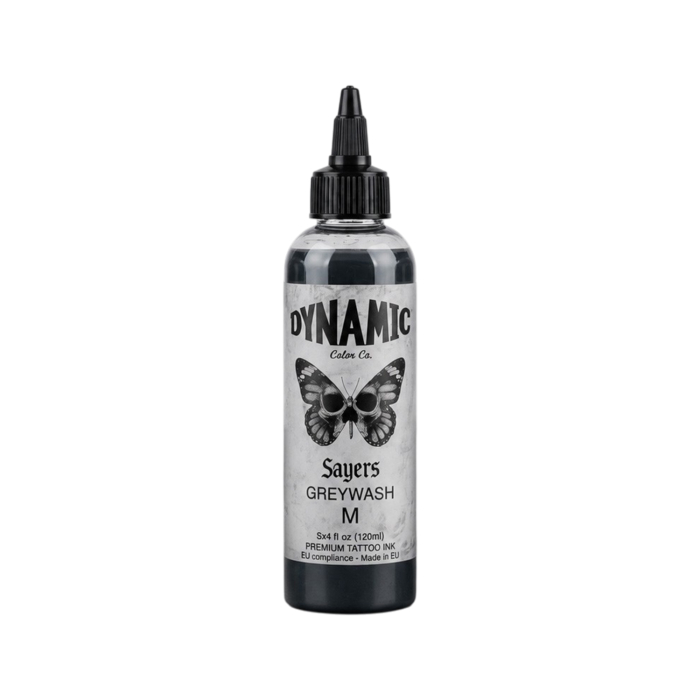 Dynamic Tattoo Ink - Platinum - Ensemble Sayers Greywash 5 x 120 ml