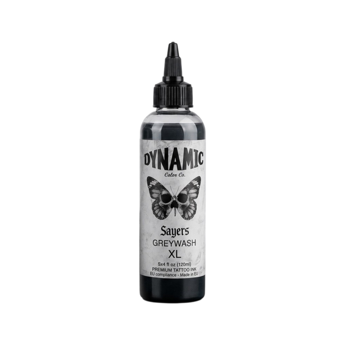 Dynamic Tattoo Ink - Platinum - Ensemble Sayers Greywash 5 x 120 ml