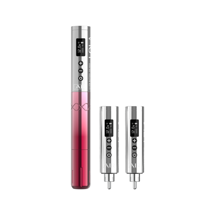 Machine PMU sans fil EZ Lola Air avec deux batteries supplémentaires - Dégradé argenté et rose