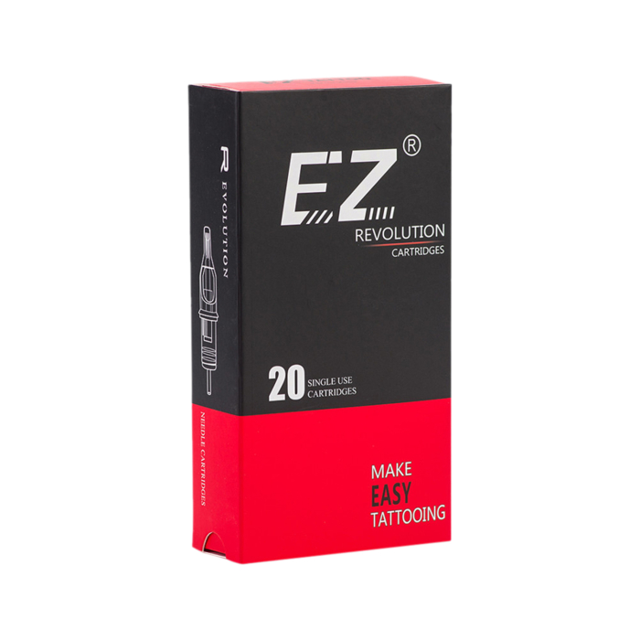 Box of 20 EZ Revolution Cartridges Long Taper - Curved Magnum Textured