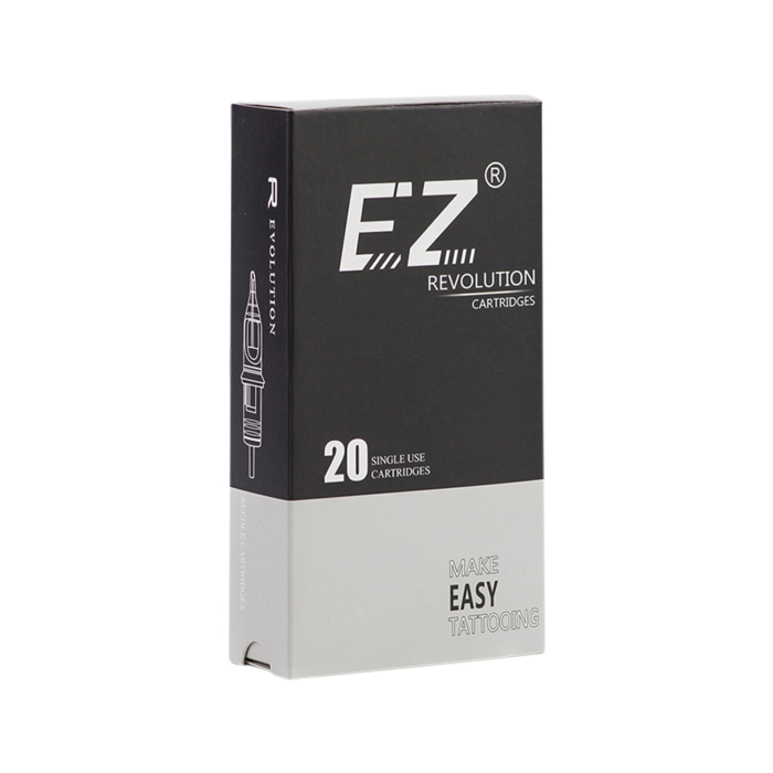 Box of 20 EZ Revolution Cartridges Extra Long Taper - Round Liner Tight