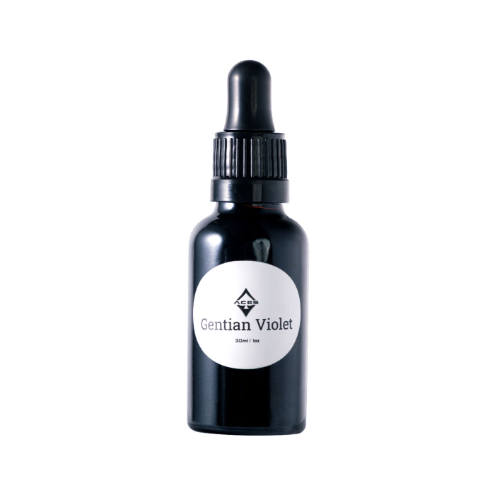 Flacon compte-gouttes violet de gentiane 30 ml - Aces Supply