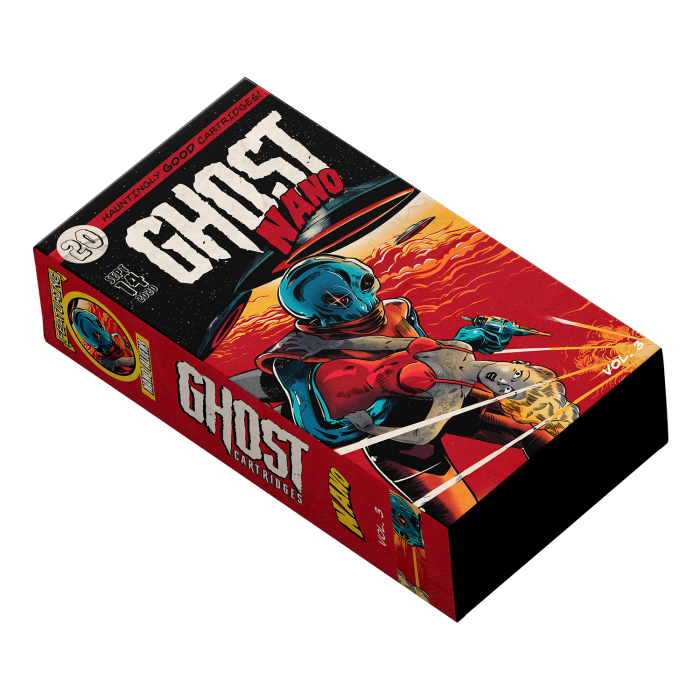 Box of 20 Ghost Nano Needle Cartridges Round Shader Long Taper