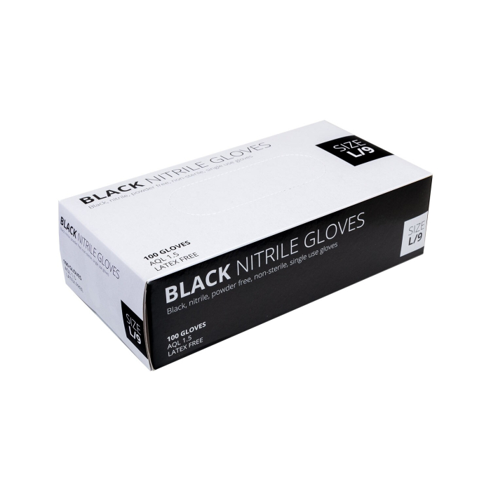 Boîte de 100 gants en nitrile Unigloves Select Black