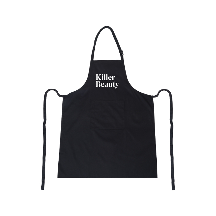 Tablier Killer Beauty noir avec poche