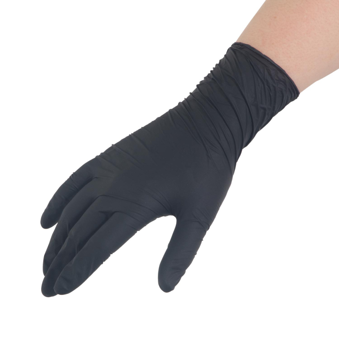 Boîte de 100 gants en nitrile noir Killer Beauty