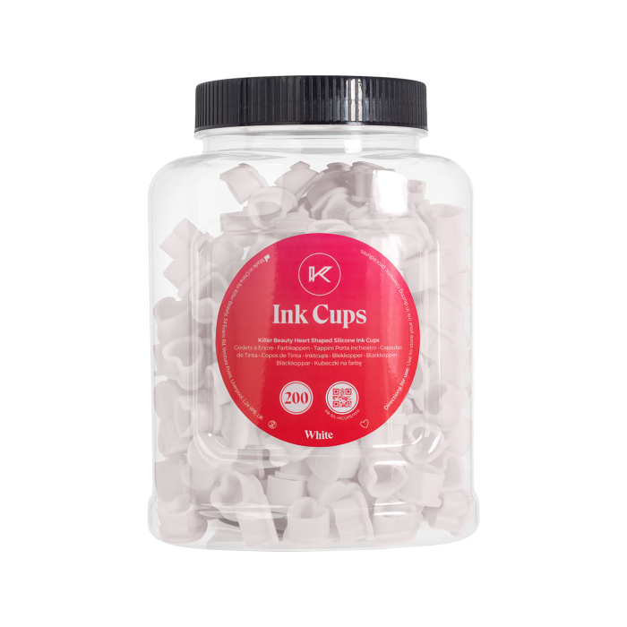 Godets à encre en silicone en forme de coeur Killer Beauty