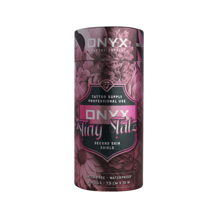 Film tatouage Onyx - Tiny Tatz - 2 rouleaux de 7.5cm x 10m