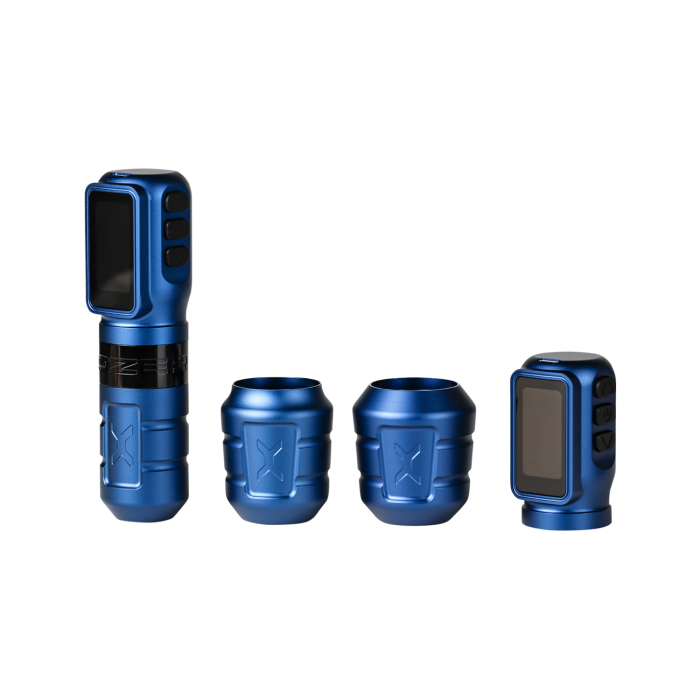 Ozer X Channel Wireless Tattoo Machine - Blue